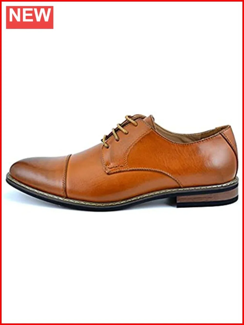 Men's Classic Modern Oxford Lace Dress Shoes Cap Toe PU Upper